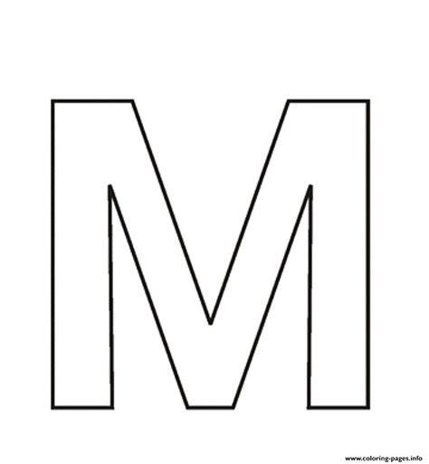 If children are unable to read the sentence that goes with the coloring page, have them click on each word to hear the sentence. 51 Coloring Page Letter M | Coloring pages, Alphabet ...