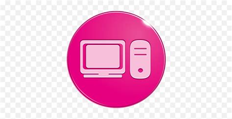 Pink Computer Png U0026 Free Computerpng Transparent Language