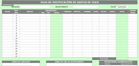 Formato En Excel De Control De Gastos De Viaje Bs 011 En Mercado Libre
