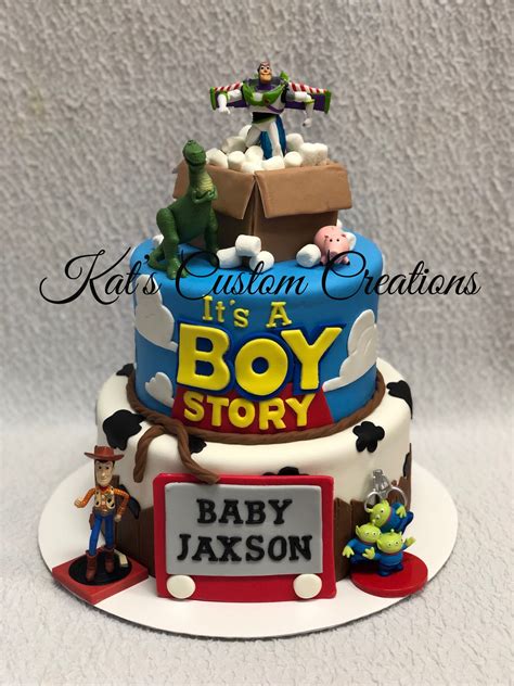 Toy Story Cake! It's a BOY STORY!!!! | Toy story cake ideas, Toy story cakes, Toy story baby