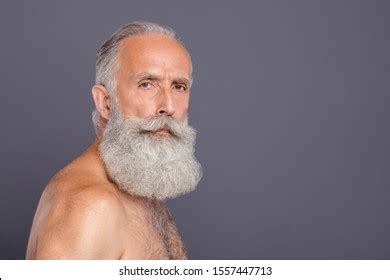 Photo Serious Confident Naked Old Man Stock Photo Shutterstock