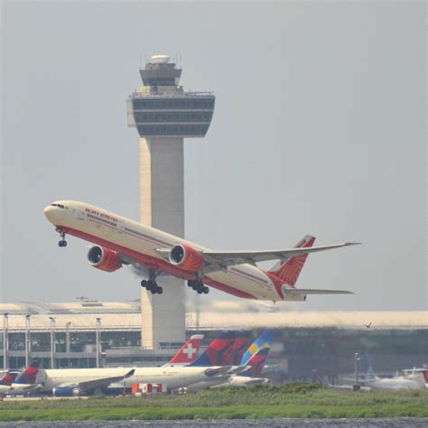 Air India 102 B777 Taking Off From Jfk Bound For New Delhi Raviation