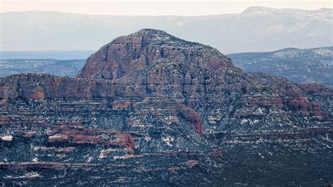 Snowy Redrocks Sedona Arizona Oc 4361×2454 Routdoors