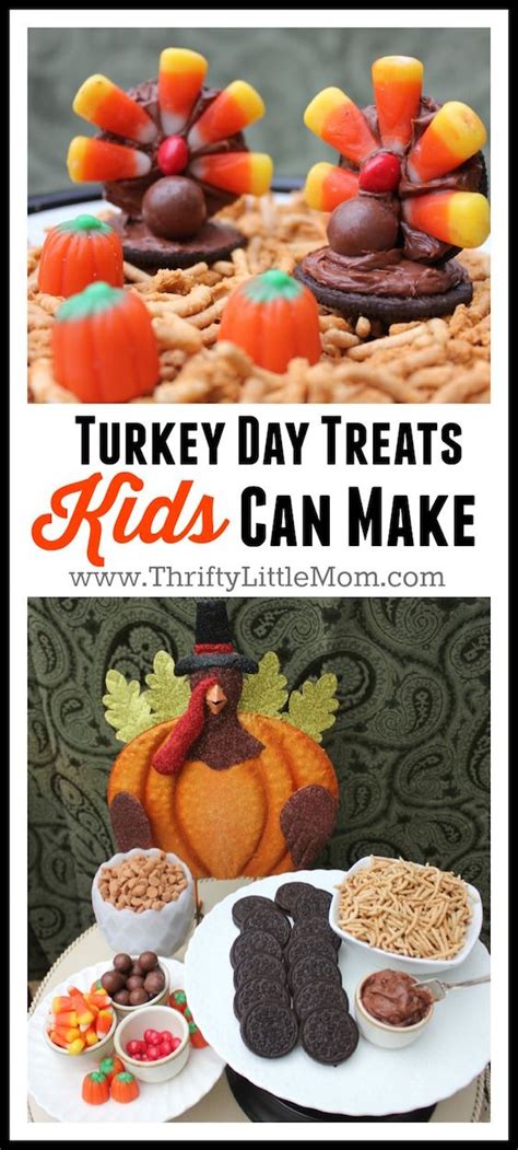 Maybe you would like to learn more about one of these? Turkey Day Treats Kids Can Make | Thanksgiving food ...