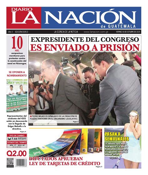 Diario La Nación De Guatemala Edición 30 De Octubre De 2015 By La