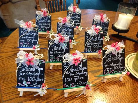 Party's favor art table grandmas 100th birthday | Art table, Art theme