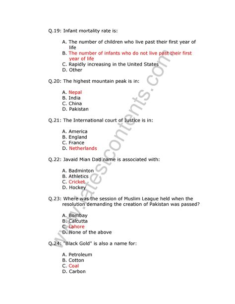 It may or may not be related to your kid's academic studies, but it can inadvertently shape their personality, boost multiple choice gk quiz question format is relatively easier than the basic question and answer format. General Knowledge MCQs (Solved ) - Part 2