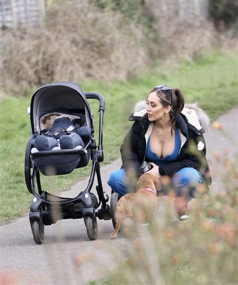Lauryn Goodman Takes Her Son Out For A Walk In Hove 16 Photos