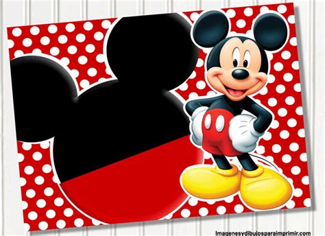 Tarjetas De Cumpleaños De Mickey Colorear Dibujosletras Actividades