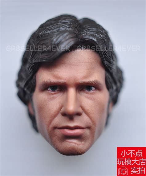 1 6 Scale Star Wars Han Solo Smuggler Head Sculpt Harrison Ford Fit 12