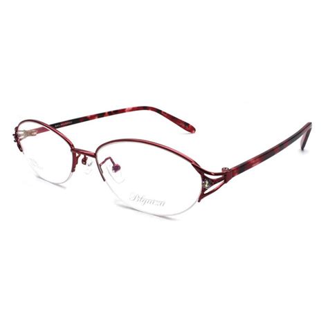 Reven Jate 2534 Half Rimless Womens Eyeglasses Frame Optical Semi Rim Fuzweb