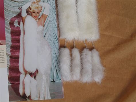 Dimitha A Day Madonnas White Fur Boa