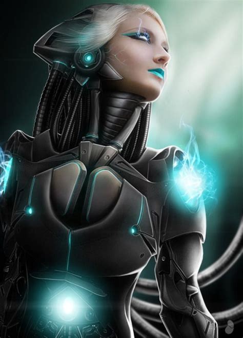 Scifi Fantasy Horror Sci Fi Cyberpunk Girl Science Fiction Art