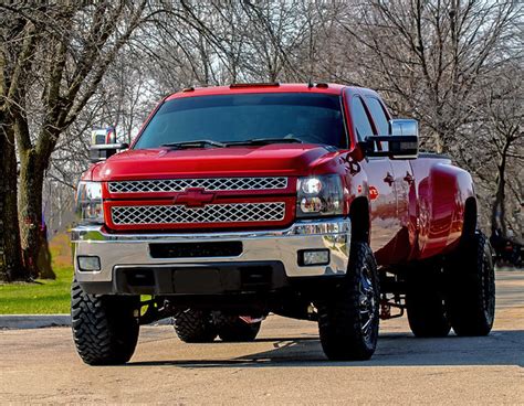 Big Red Chevy Dually Pickup Htt Happy Truck Thursday Can Flickr