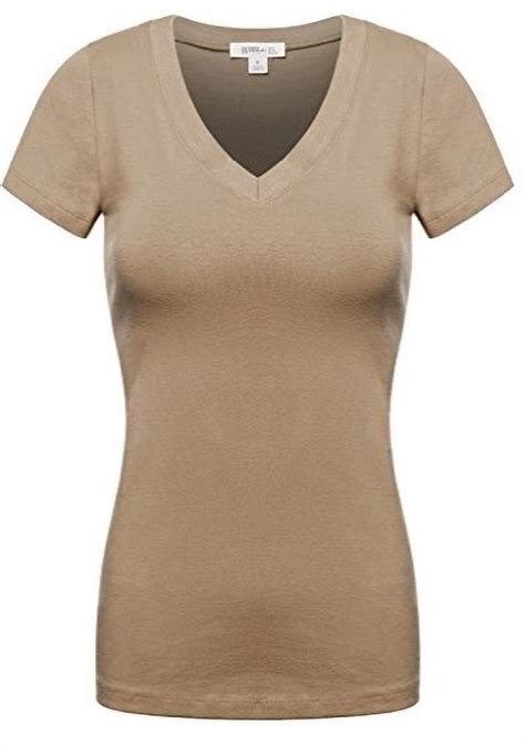 Sexy Plus Size Low Cut Cleavage V Neck T Shirt Tee Top 1x2x3x