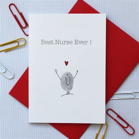 Best Ever Nurse Card By Adam Regester Design