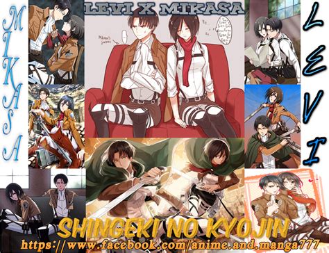 Mikasa And Rivaille Shingeki No Kyojin Attack On Titan Fan Art