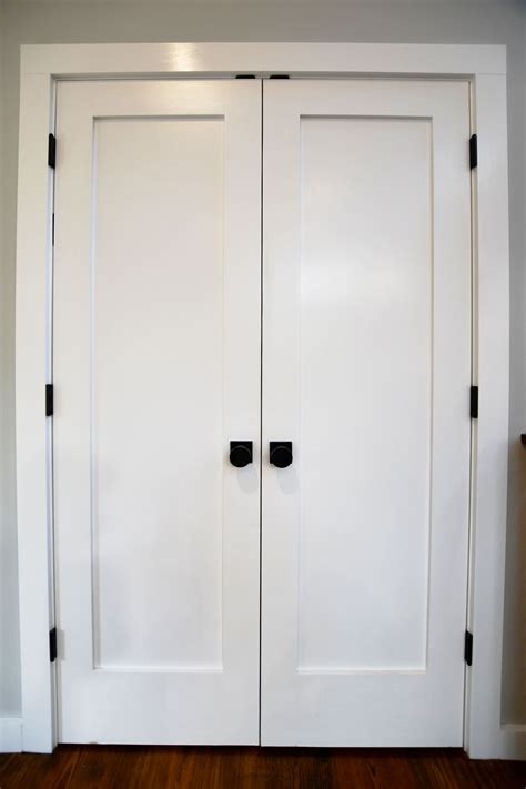 Ranch 31 Single Panel Doors With Modern Black Hardware Artofit