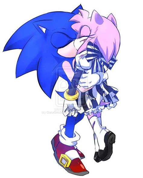 Sonic And Amy Sonic Fan Art Sonic Boom Amy Rose Sonic The Hedgehog