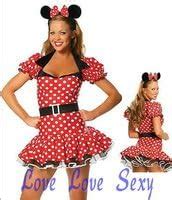 Amazon Com Red Mickey Attire Sexy Role Play Sexy Mickey Cosplay Clothes Party Costume