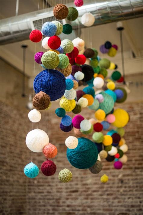 No need to spend excessive amounts, buying one at the local. DIY Yarn Ball Craft Ideas