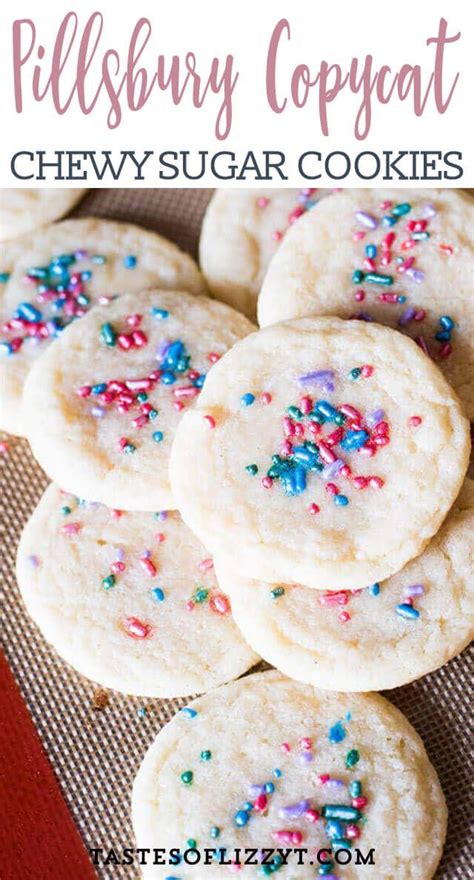 If you'd rather have more of a chew, i have you covered: Soft, chewy sugar cookies that tastes just like Pillsbury ...