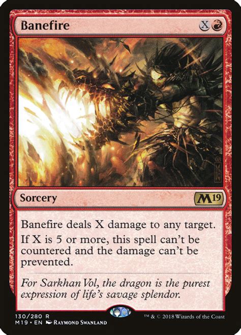 Top 10 Red Aggro Cards In Standard Format Of Magic The Gathering