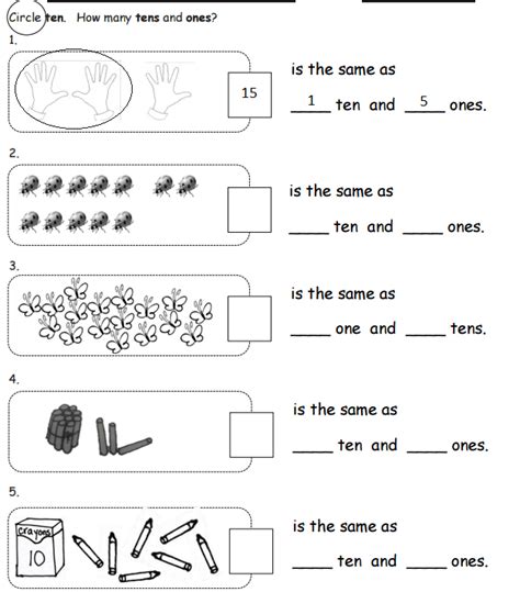 To properly understand the meaning of a number, we need to understand its place value. Counting Tens And Ones Worksheets