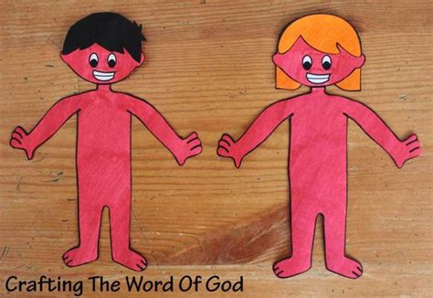 Adam And Eve Paper Dolls Crafting The Word Of God