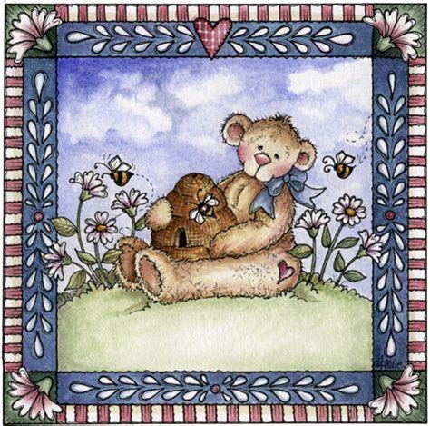 Laurie Furnell Decoupage Art Teddy Bear Bear