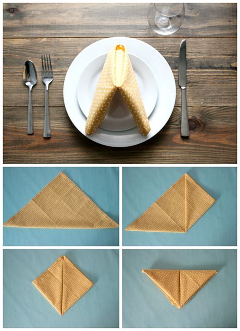 Easy Ways To Fold Paper Napkins Famous Marketing