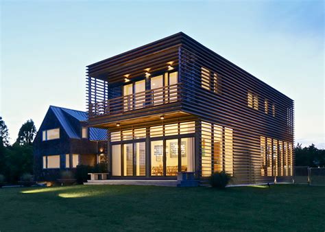 Gorgeous Sagaponack Stone House Gets A Brise Soleil Addition By Martin