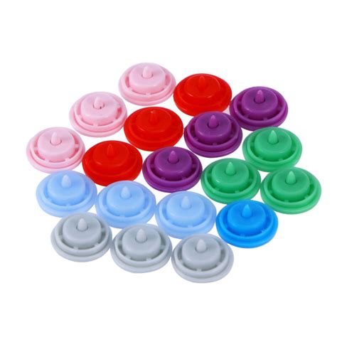 360 Sets T5 Plastic Snaps Snap Starter Buttons Poppers Fasteners With