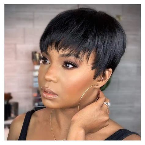 Human Hair Wigs Pixie Cut Wig Straight Wigs For Women Human Hair With