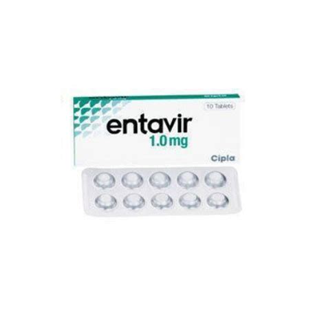 Cipla Entavir Tablets Packaging Type Strip Packaging Size 1x10 At