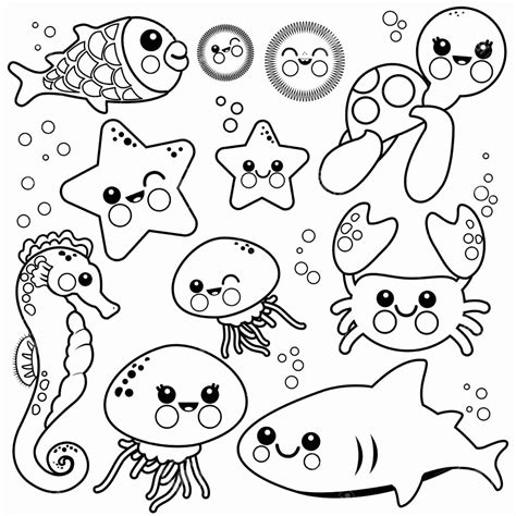 Animais Marinhos Para Imprimir
