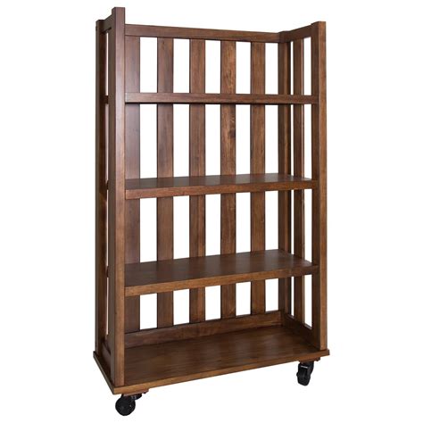 Libby Arlington Open Bookcase With Casters Walkers Furniture