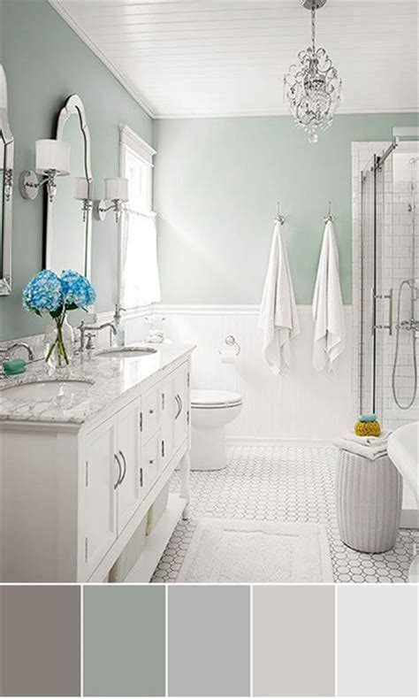 The truth is that it depends on your own space. 38 Best Bathroom Color Scheme Ideas for 2020 | Bathroom color schemes, Budget bathroom remodel ...