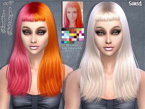 Sims 4 Hairs ~ Sintiklia Sims Still Into You Hairstyle 17
