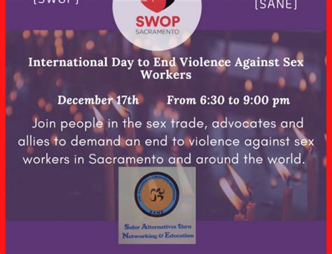 Dec 17th International Day To End Violence Against Sex Workers Vigil