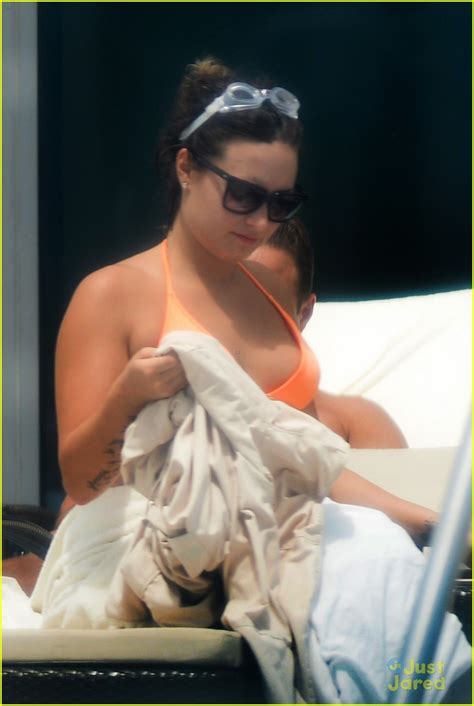 Demi Lovato Displays Her Fabulous Bikini Body In Miami Photo