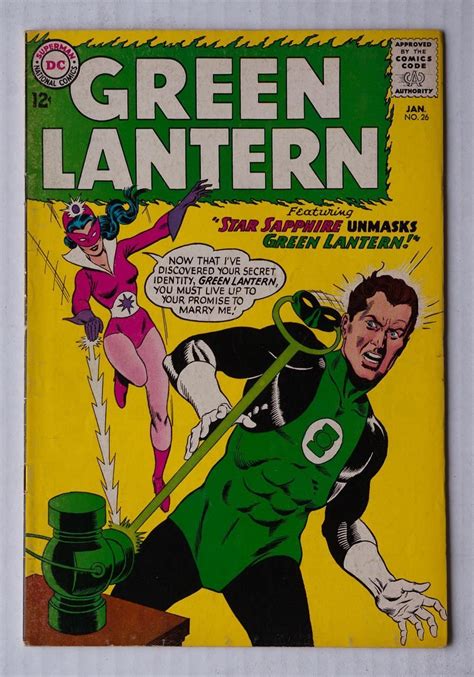 Green Lantern 26 Silver Age Dc Comics 1964 Gil Kane Art Fn