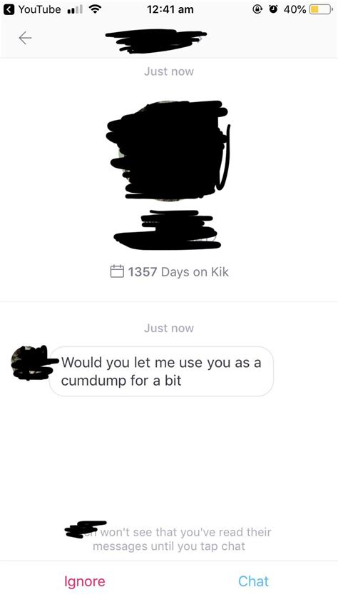 I Get So Many Of These I Only Use Kik To Chat With Friends And I Still