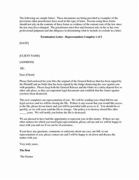 The format of a formal letter. Attorney Client Letter Template Unique Letter Termination Free Printable Documents in 2020 ...