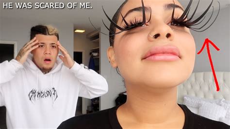 I Wore The Longest Lashes Ever In Public To See How My Boyfriend Reacts