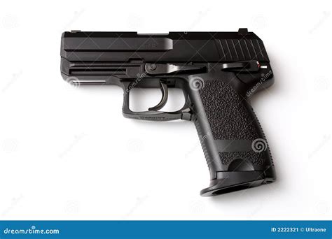Black Pistol Stock Image Image Of Shooting Special Shot 2222321