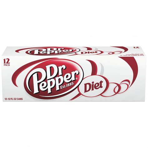 Dr Pepper Diet 12 Pack Of 12oz Cans Garden Grocer