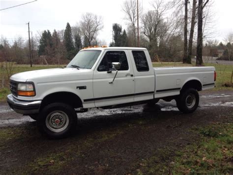 1992 Ford F250 73 Idi Diesel 4x4 66k Original Miles New Trans Good