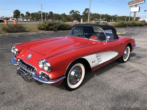 1960 Corvette Convertible For Sale Florida 1960 283 2x4bbl White