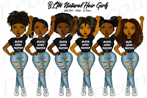 Drawing And Illustration Afro Clipart Black Girl Digital Sticker Black